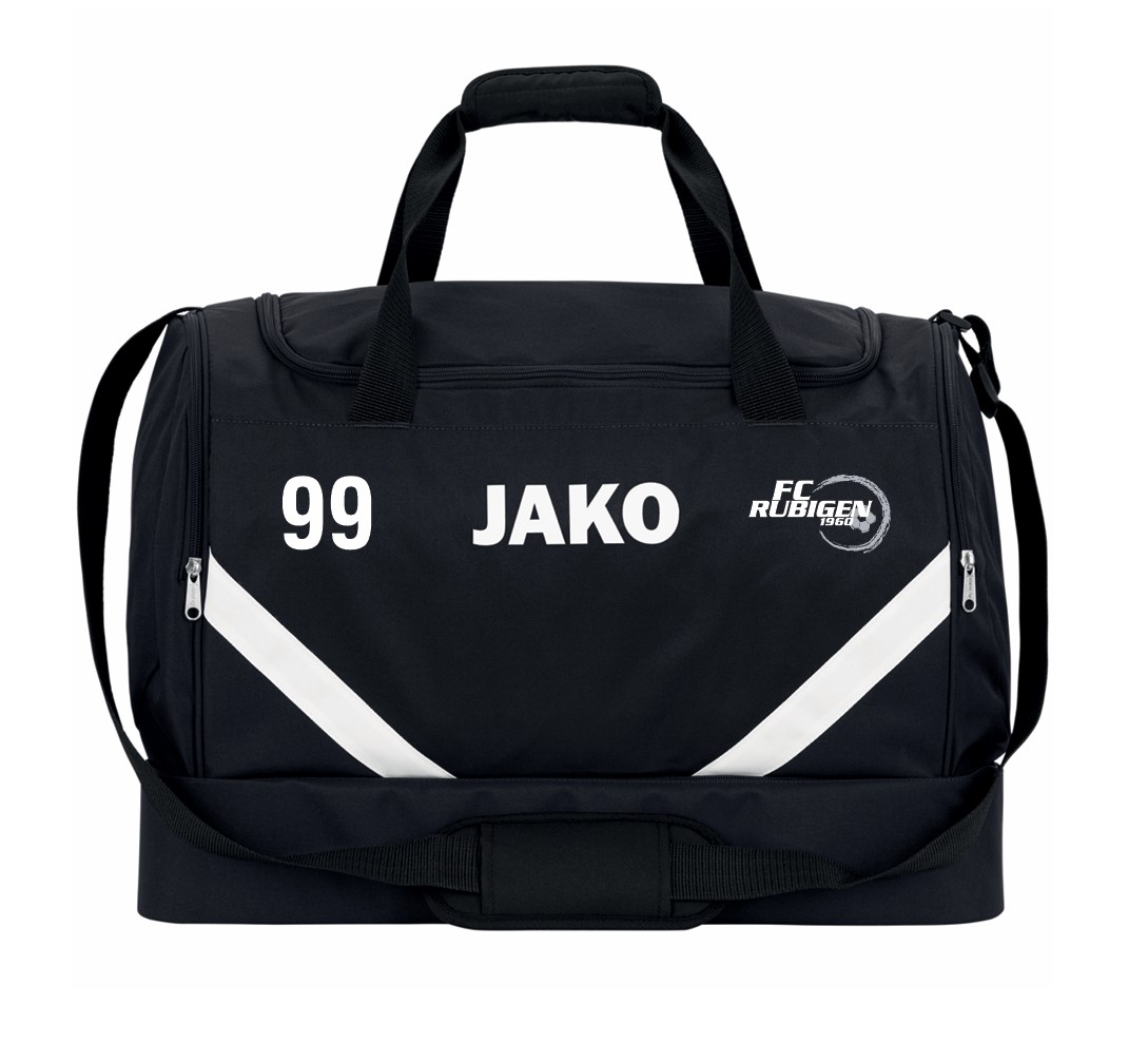 JAKO Sporttasche Iconic mit Bodenfach - schwarz