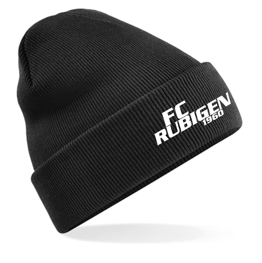 FC Rubigen Original Cuffed Beanie schwarz