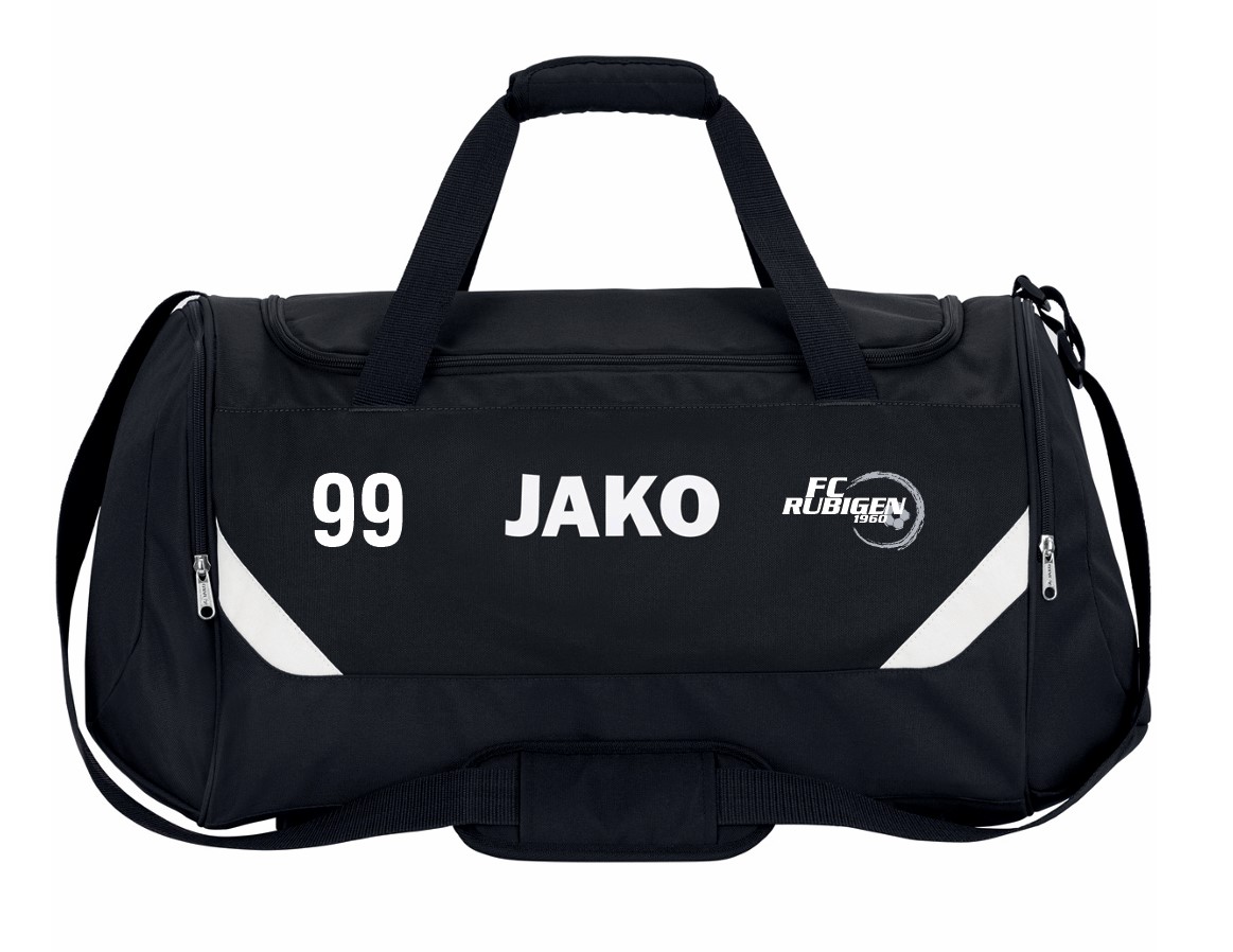 JAKO Sporttasche Iconic FC Rubigen -schwarz
